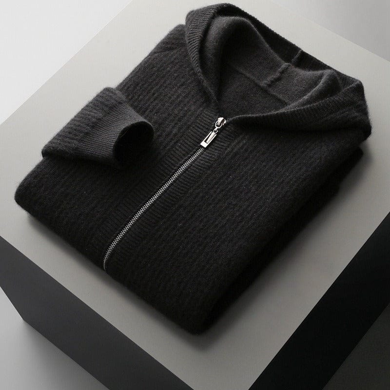 Rowan Textured Hooded Cardigan