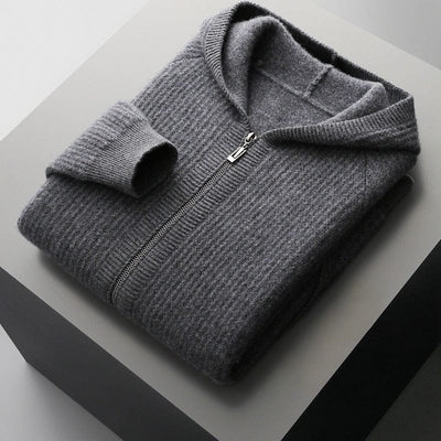 Rowan Textured Hooded Cardigan