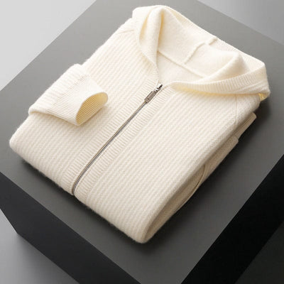 Rowan Textured Hooded Cardigan