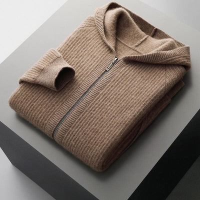 Rowan Textured Hooded Cardigan
