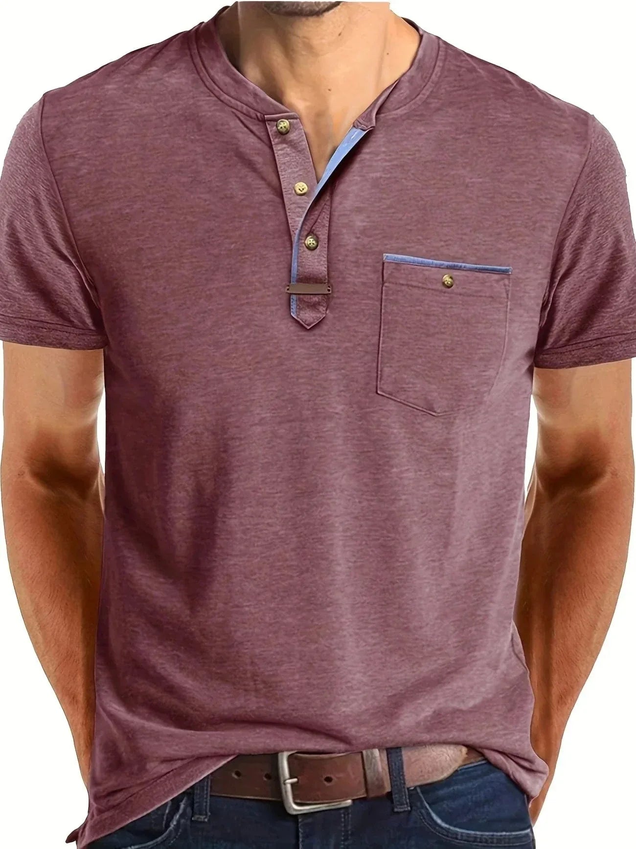 Brenwick Cotton Henley Tee