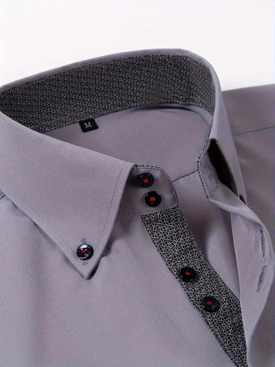 Hank Kent Dual-Tone Cotton Shirt