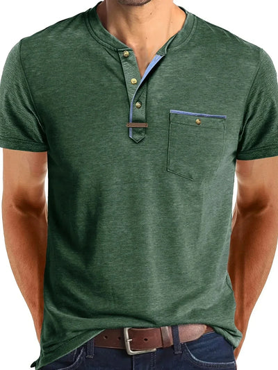Brenwick Cotton Henley Tee