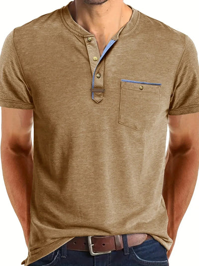 Brenwick Cotton Henley Tee