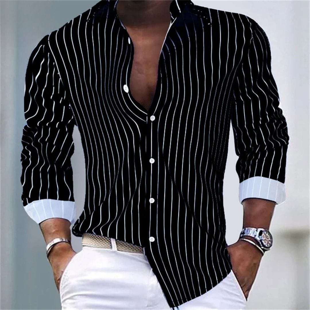 Timothy Parlor Striped Shirt
