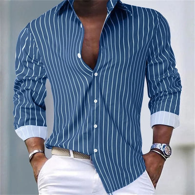 Timothy Parlor Striped Shirt