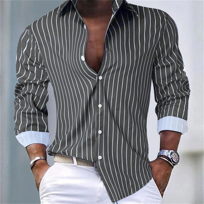 Timothy Parlor Striped Shirt