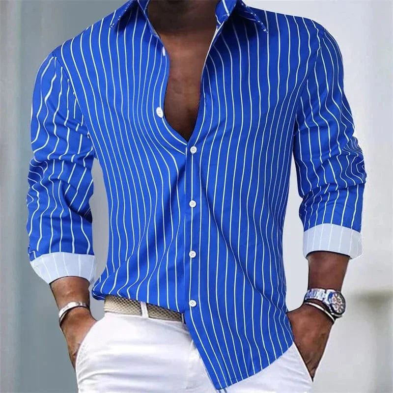 Timothy Parlor Striped Shirt
