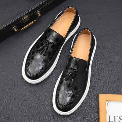 Kent Noir Handcrafted Sneakers