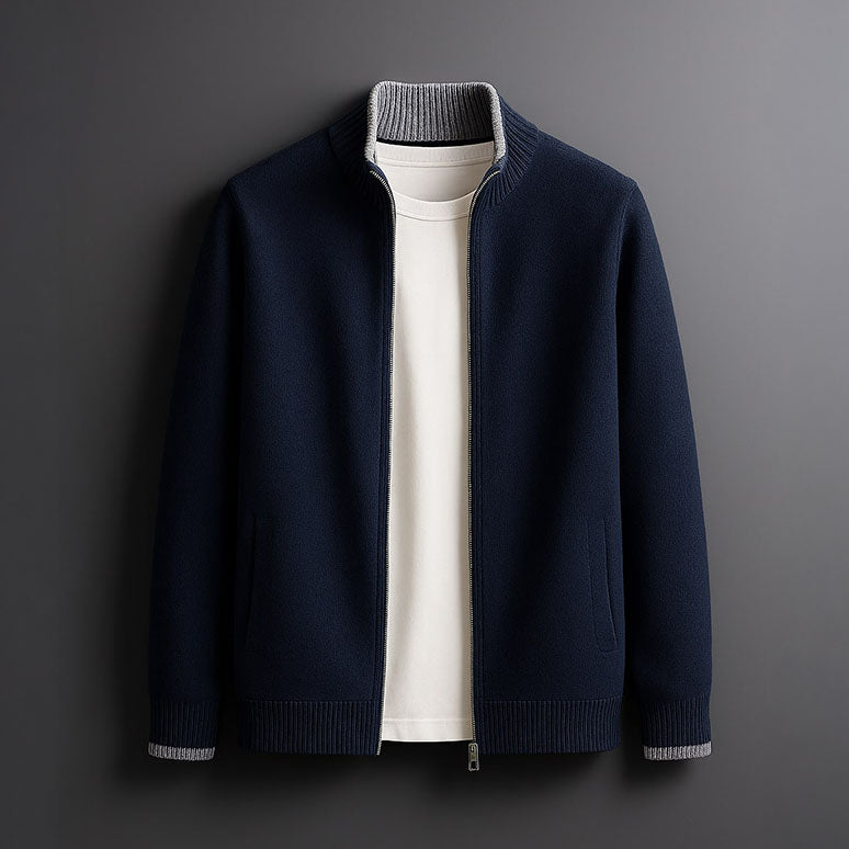 Preston Hayes |  Zip-Up Knit Jacket